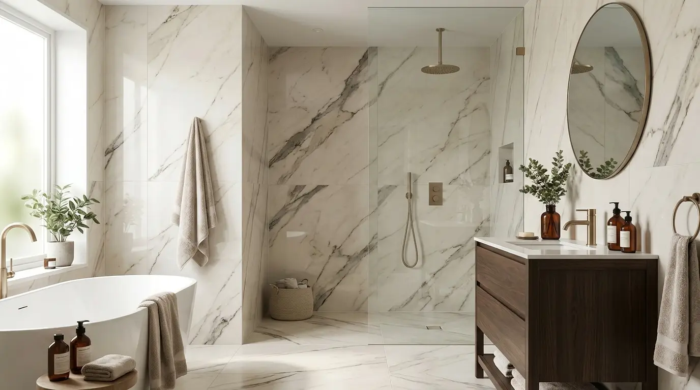 Domestic plumbing work